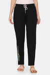 Rosaline U&I Knit Cotton Pyjama - Black Oyster — thumbnail 2